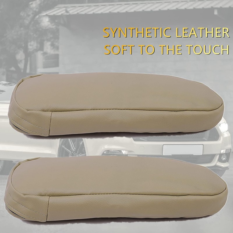 KUAFU Driver Side & Passenger Side Seat Armrest Cover Compatible