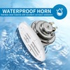FARBIN Stainless Steel Boat Horn, 12V Marine Horn, Drop‑in Hidden