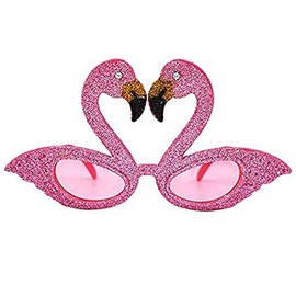 Pretty Pink Flamingo Fun Glasses