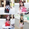 Queen-b Pochette Cat Cute 2-Way Shoulder Bag, Backpack, For Children,