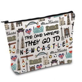FOTAP Newcastle Trip Makeup Bag United Kingdom Trip Travel Gift Newcastle Souvenir Gift Newcastle Travel Bag Housewarming Gift (NEWCASTLE)