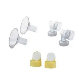 Maymom Two 21-mm Maymom Breastshields w/ Valve and Membrane for Medela Breast Pump