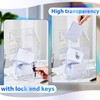 Juexica 2 Pcs Acrylic Donation Box 10.2" x 5.6" x