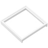 GIRA 028203 Intermediate Plate with Square Top Pure White, Glossy