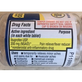 200mg Dye Free Ibuprofen 200mg (100ct)