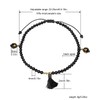 Wizock Black Agate Ankle Bracelets for Women Energy Beach Foot