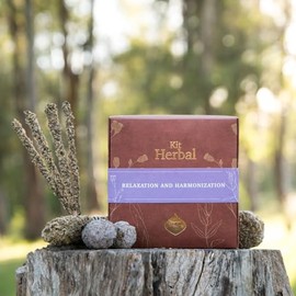 Herbal Kit Relaxation and Harmony, Lavender, Aromatherapy, Incense, Neutralises Energy, Attracts Positive Vibrations