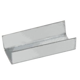 Open Snap-On Seals Steel Strapping Metal Seals for 1/2” Banding, Thicken Sturdy Metal Clips for Heavy Cargo Shipping Pallet Banding Transportation(500 Pack)