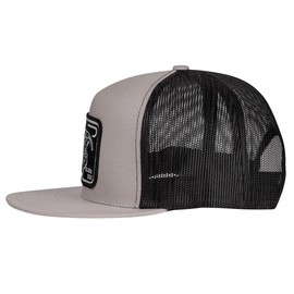 LAZY J Silver & Black 4 Elevation - Hats Cap