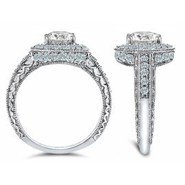 Star K 7mm Round Simulated Blue Opal Engagement Ring Sterling Silver Size 6