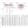 sourcing map 5528 GL5528 Photoresistors 5 mm Light Sensitive Photoresistor
