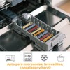 8PCS Juego Cucharas Masticables de Silicona, con Protuberancias para Dentición,