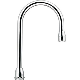 Moen S0020 Commercial M-Dura 3.625-Inch Reach Gooseneck Spout 6.25-Inch to Aerator, Chrome