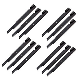VIRTIONZ 134149 42'' Blade Mulching Set for Craftsman LT1000 LT2000 YS4500 Husqvarna Poulan Pro 42 inch Lawn Mower Replace for 422719 777134149 424752 532134149 5 Point Star (2 Pack)