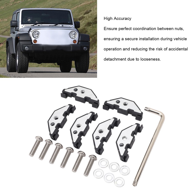 Hard Top Retainer Nut with Clip Vibration Reduction Quiet Operation