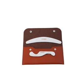 STICKON Medical Grade Stainless Steel Gua Sha Set 2pcs Scraping Massage Tool IASTM tools for Soft Tissue Therapy and Reduce Legs, Back, Arms,Neck,Shoulder Muscle Pain pitao03