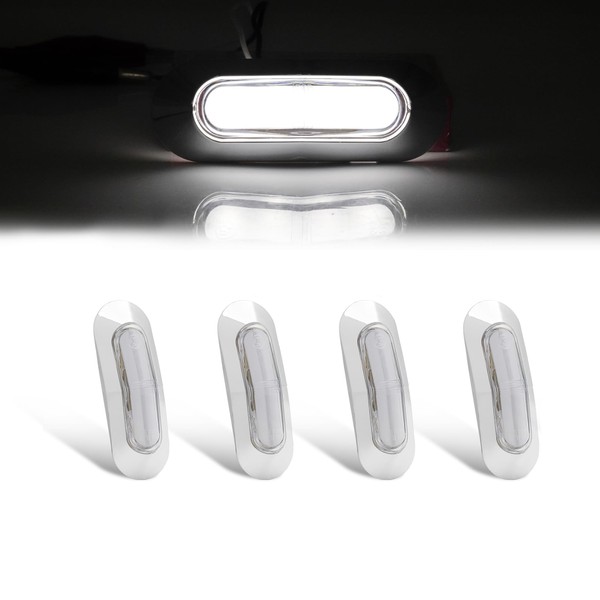 X-STYLE Side Marker Lamp, 12 V, 24 V, White, 4