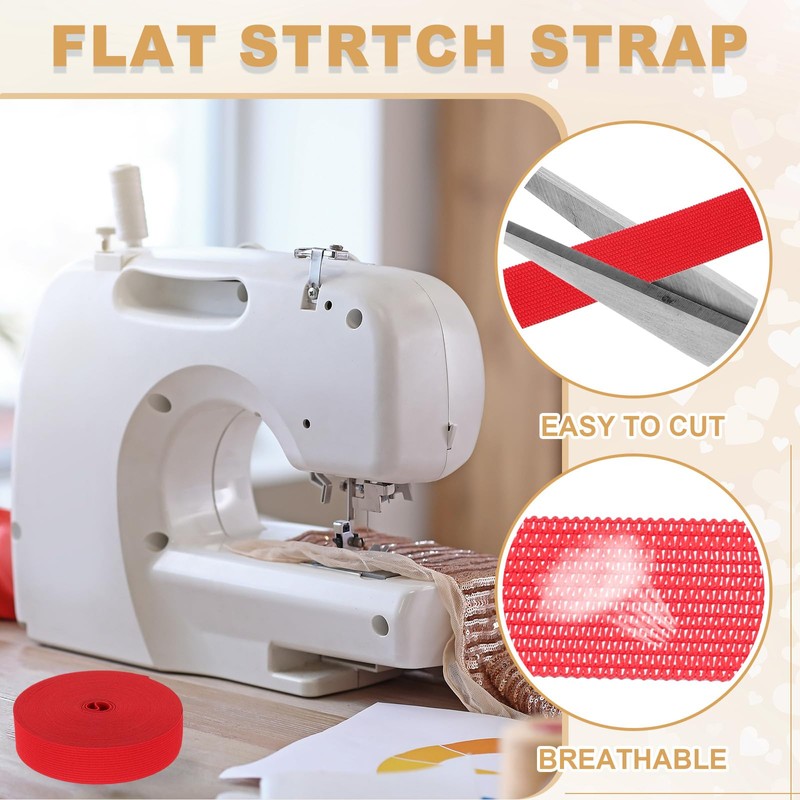 PATIKIL 1/8" x 11 Yards Sewing Elastic Bands Elastic Cord