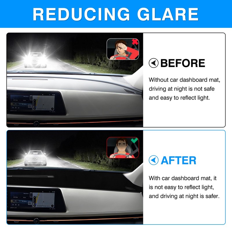 Autorder Dashboard Cover Mat for 2023-2025 2026 Nissan Ariya Accessories