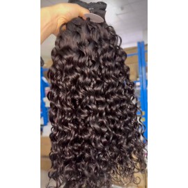 Raw Cambodian Hair Unprocessed Vietnamese Raw Burmese Curly Bulk Indian Hair Bundles Wholesale Human Hair Extensionscolor: 1pcs bundle Italy curly, Stretched Length: 18 in
