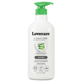 LoverCare Goat's Milk Body Lotion 27 fl oz (800ml) - Aloe Vera