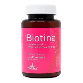 Biotina Con Vitamina E Y Germen De Trigo C30 Caps Naturex