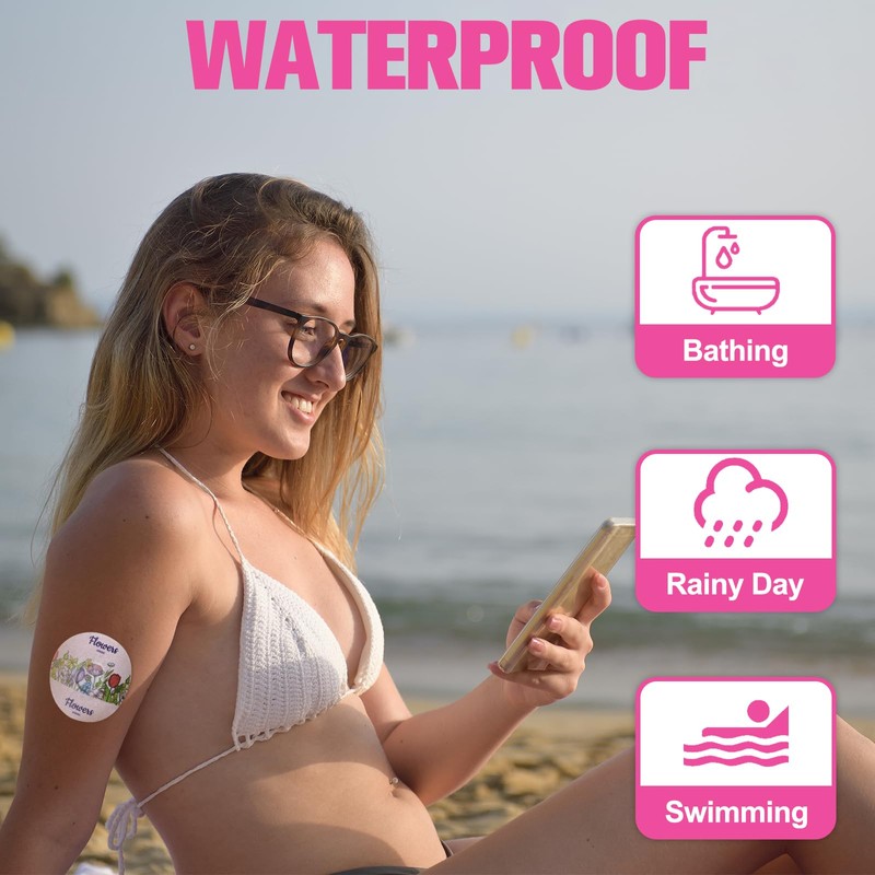 Kuruyo Freestyle Libre 3 sensor Pflaster, 10 Stück Wasserfeste sticker，Haut-freundlich