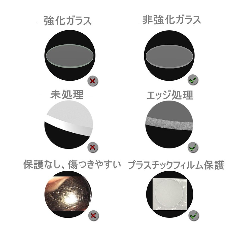 Weltool Glass Lens for Maglite C or D Cell Full