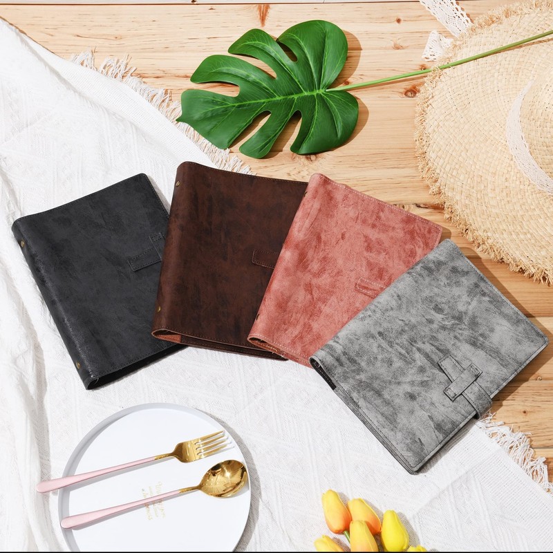 Wonderpool A5 Leather Ring Binder Diary Notebook Organiser Folder -