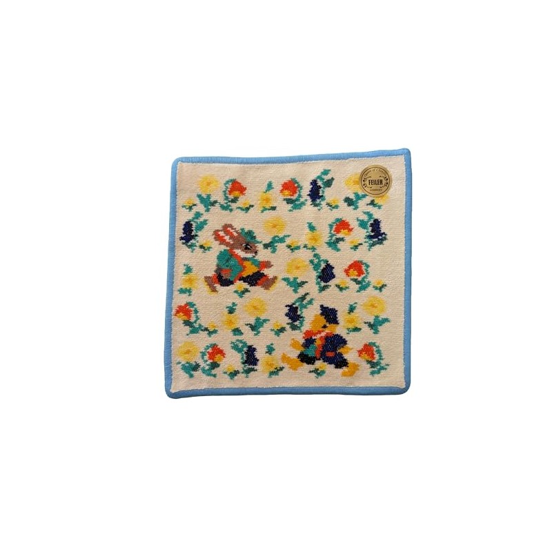 Faylor Let's Play Tag Handkerchief Blue 25cm x 25cm