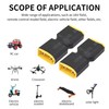 RIIEYOCA XT90 Male to Male Connector no Wire Adapter,XT90 Connector