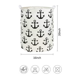RoyBoder Collapsible Laundry Basket in Bedroom Waterproof Laundry Hamper in Bathroom Large Laundry Bag in College Dormitory Cloakroom Livingroom Nursery Organizer Toy Bin