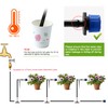 VooGenzek 200 Pieces Adjustable Watering Dripper Sprinkler, Plastic Micro Flow