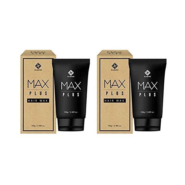 Elabore 2 Pack MAX Plus Hair Wax 3.38 fl.oz/100ml (Men's