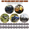 MRELC 420H Motorcycle Chain+ Chain Breaker,106-Link Heavy Duty Drive Chain