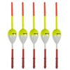 THKFISH Fishing Floats and Bobbers Balsa Wood Floats Spring Bobbers