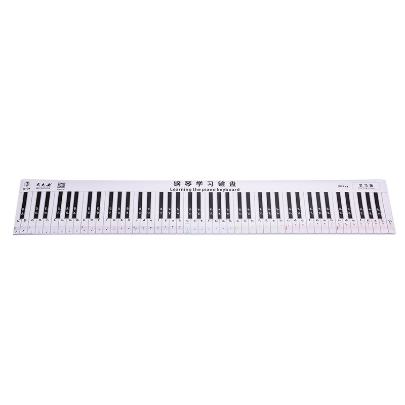 Fingering Version 88 Keys Piano Keyboard Fingering Practice Chart Sheet