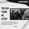 Rambo Bikes Double Saddle Bag - 20L Capacity Waterproof Bag
