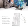 Mini Keyboard Mini Ultra Thin 78 Keys USB Wired Keyboard