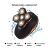 Electric Shaver Waterproof Rechargeable Beard Shaving Trimmer Hair ClipperBlack