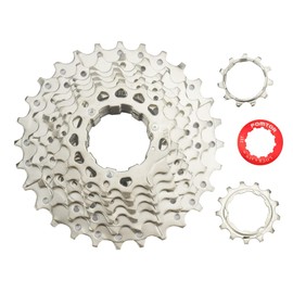 FOMTOR 8 Speed Cassette, 11-28T Bike Sprocket Speed Freewheel, Bicycle Replacement Accessory, Compatible with Shimano Sram, Bicycle Cassette for MTB Bike, Road Bicycle