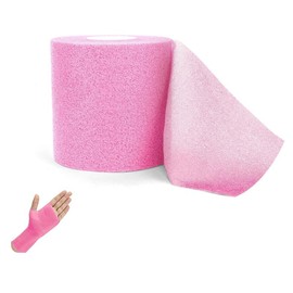 30 Yards Pre Wrap,Black Prewrap,Prewrap Athletic Tape,Pre Wrap Athletic,Pre Wrap for Hair Soccer,Prewrap Athletic Tape for Hair,Athletic Wrap,Pre Wrap Tape,Foam Wrap,Athletic Prewrap,Soccer Pre Wrap - Color: pink