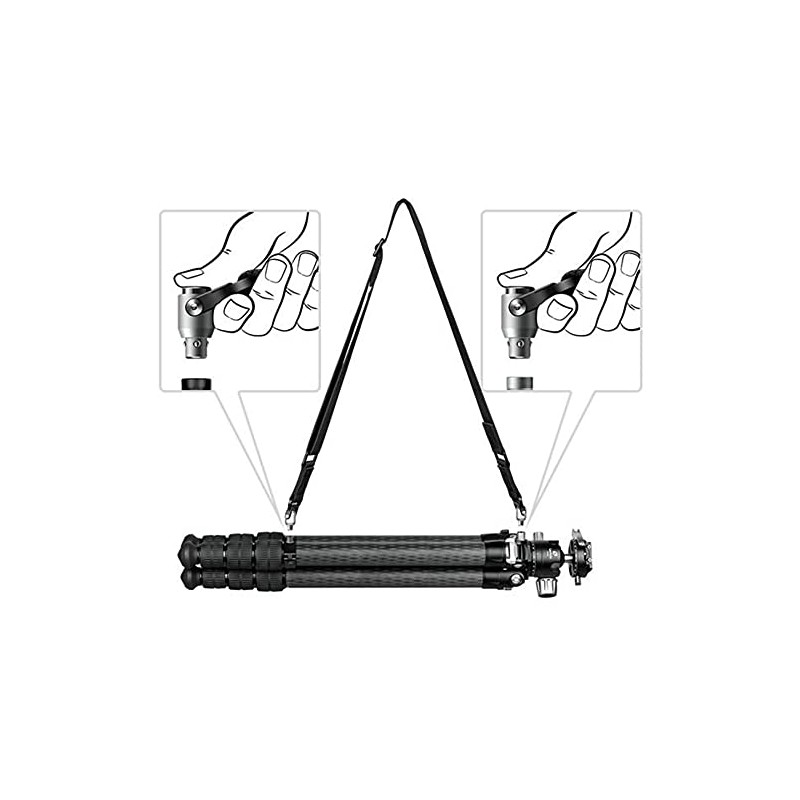 LEOFOTO Strap 25LS with QD Tripod Leg Clamp 25 mm