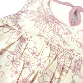 HonestBaby 3 Piece Top, Short and Headband Set for Infant Baby Boys, Girls, Unisex T-Shirt Set for Babies and Toddlers Babies Unisex, Lavender nebula floral woodland, 3 Años