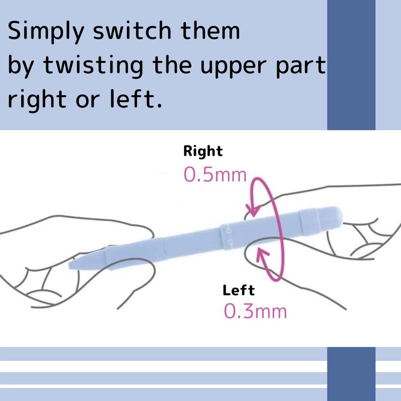 Sunstar Stationery S4481160 Mechanical Pencil, Nicolo Sharp 0.3 & Sharp