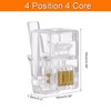 sourcing map Telephone Modular Plug Male RJ9/RJ10/RJ22 Connectors, Copper Core