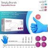 Simply Sanitize 100pk X-Large Nitrile/Vinyl Blend Disposable Gloves, Blue, VNG004
