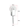 Create idea 10Pcs 30mm Pulley Rope Nylon Hanging Pulleys Clothesline