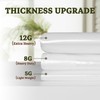 Barossa Design Extra Heavy Duty Shower Curtain Liner Thick -