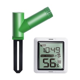 ECOWITT WH0291 Soil Moisture Tester Kit, Plant Soil Moisture Sensor Meter with Digital LCD Display, 433 MHz
